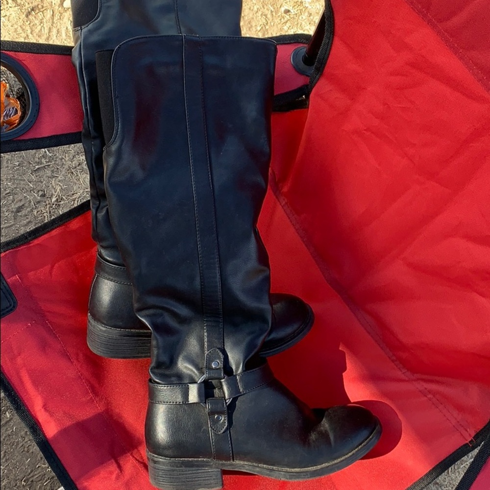 Talk black booties